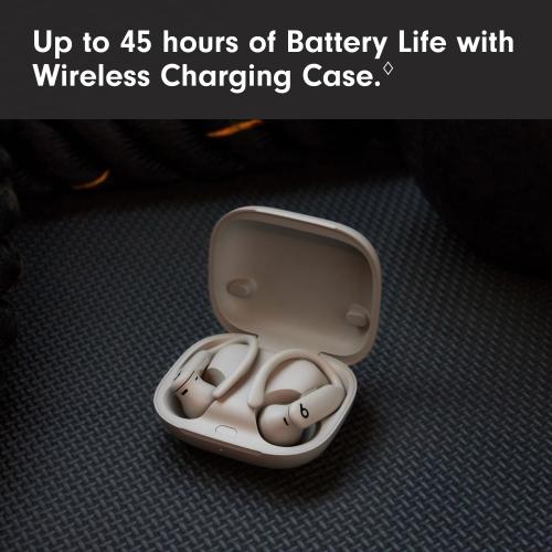 Beats Powerbeats Pro 2 - Wireless Noise Cancelling Workout Earbuds with Secure- Fit Earhooks, Up to 45-Hour Battery with Charging Case, Sweat & Water Resistant, Heart Rate Monitoring - Quick Sand