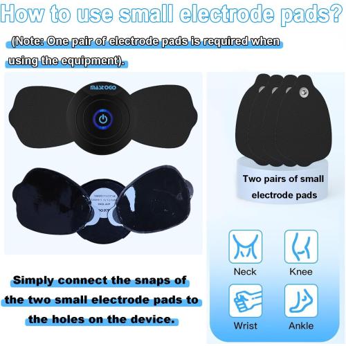 MASTOGO 12 Modes Wireless TENS Unit Muscle Stimulator for Pain Relief