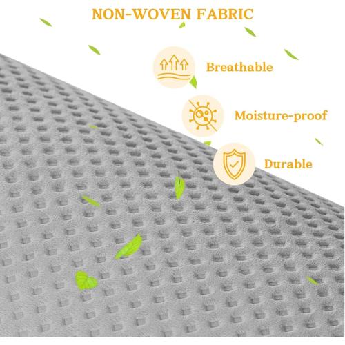 Over The Door Organizer, 5-Tier Extra Large Behind Door Storage with 10 Big Front & 10 Mesh Pockets, 80lb Capacity, Hanging Storage Organizer with Clear Window Kids Toys, Shoes, Diapers,**** Light Grey