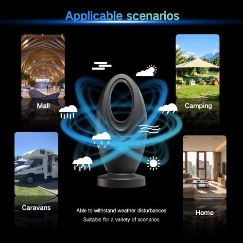 2025 TV Antenna for Smart TV and Old TV, 2200  Miles Range HD Digital TV Antenna Indoor with 360° Signal Strongest Booster, Supports Local Channels 1080P 4K Reception for Home, RV, Camping (10.1m)