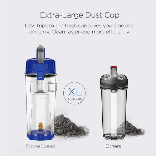 eureka NEU182A PowerSpeed Bagless Upright Vacuum Cleaner, Lite, Blue