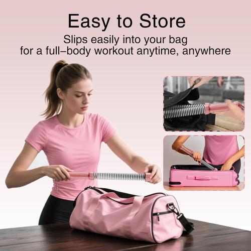 2PCS Weighted Ropeless Battle Ropes, 3.5 lbs in total, Heavy Duty Workout Rope for Home Gym with Training Poster, Portable Workout Rope for Strength Training, HIIT, Cardio, Non-Slip Grip, Fitness Equipment for Men & Women