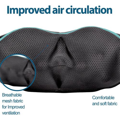 InvoSpa Shiatsu Neck and Back Massager with Heat - Deep Kneading Pillow for Massage - Electric Full Body Massager