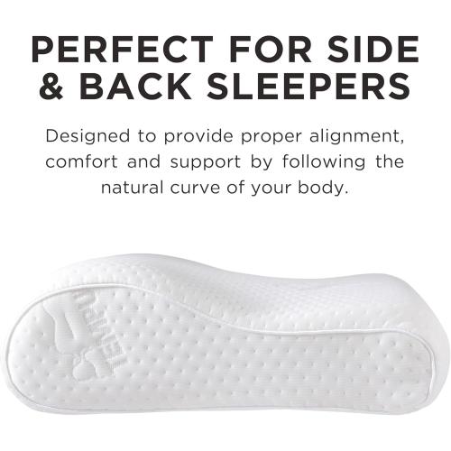 Tempur-Pedic TEMPUR Neck Pillow, Small Profile, White