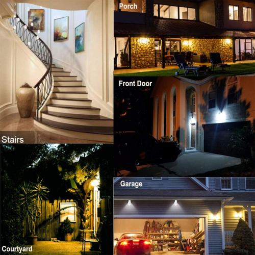 Motion Sensor Light Bulbs Outdoor 4 Packs 13W(100W Equivalent)
