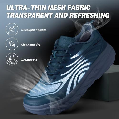 Size 44 Men's Orthopedic Diabetic Wide Running Shoes: Comfortable Arch Support Plantar Fasciitis Sports Sneakers, Casual Swollen Orthotic Work Tennis Walking Shoes for Ankle and Heel Pain Relief