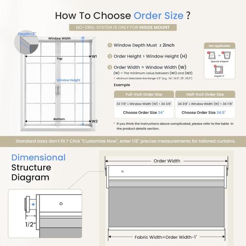 Grandekor No-Drill No Tools Motorized Blinds with Remote | 27x72 White Electric Blackout Smart Roller Shade/APP/Voice Control-for Home Office, Living Room