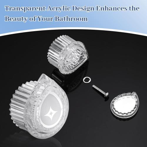 Shower Knob for Moen 100710 Posi-Temp One-Handle Tub and Shower Replacement Knob Kit, Chrome