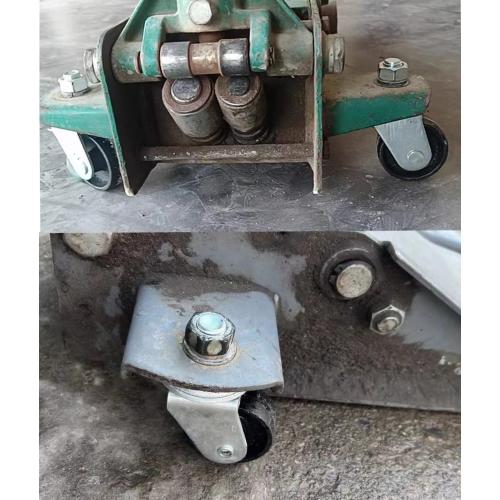 Floor Jack Casters for 3 Ton Floor Jack, Cast Iron Caster Wheels, Quality Replacement Parts Fit for ATD, Cornwell, Mac Tools, Matco, Mountain, Napa, Sunex & More, Pack of 2 (12mm Stem)
