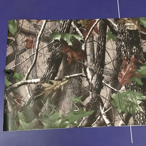 Queenbox Camo Vinyl Wraps, Woodland Maple Camouflage Self-Adhesive Car Sticker Decal Film Air Release Roll