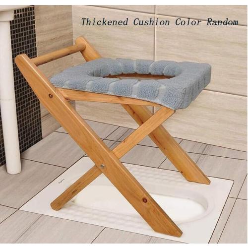 Wooden Steam Seat with Four Legs,Foldable Yoni Steamer Chair,Yoni Seat Kit,Anti-Skid Shower Stool,V Steam Seat Kit for Women V Cleaning and Tightening,Postpartum Care 15.7 H(No Steamer)