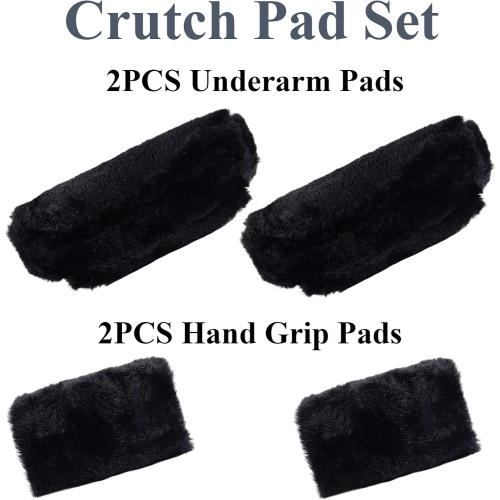 Crutches Padding Universal Crutch Pads for Armpits and Hand Grips Cushion for Crutches Underarm Crutch Covers Sets