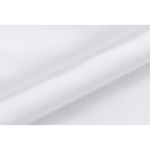 N&Y HOME Fabric Shower Curtain Liner Solid White with Magnets, Hotel Quality, Machine Washable, 70 x 72 inches for Bathroom