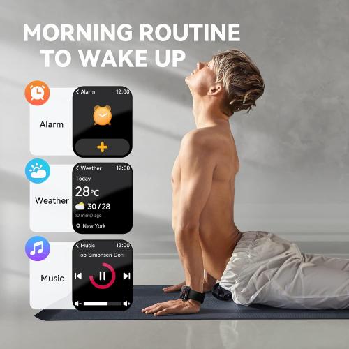Smart Watch for Men(Answer/Make Call),Alexa Built-in,1.8Fitness Tracker with Heart Rate Sleep SpO2 Monitor,100 Sport Mode,5ATM Waterproof,Activity Trackers and Smartwatches for iOS and Android Phones