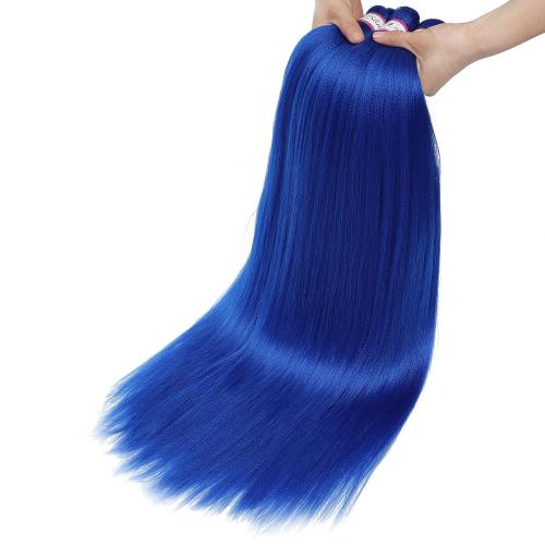 Col Bling Blue Braiding Hair Pre Stretched