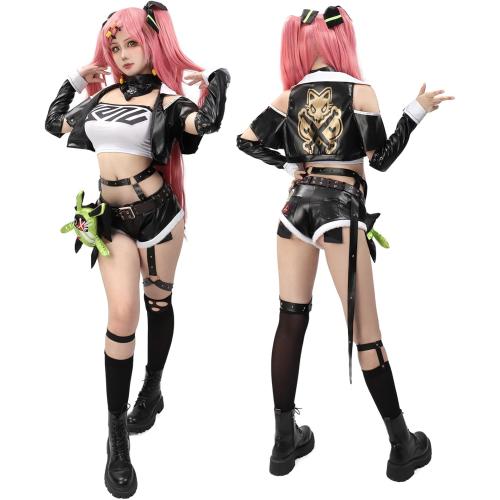 Size XL...DAZCOS Anime Cosplay Costume for Women Anime Game Full Set Outfit for Halloween