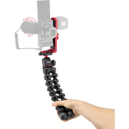 Joby GorillaPod 3K Vert Kit, Compact Flexible Tripod 3K Stand and BallHead with Vertical L Bracket for Landscape and Portrait Mirrorless Cameras up to 3kg (6.6lb),Black,JB01829-BWK