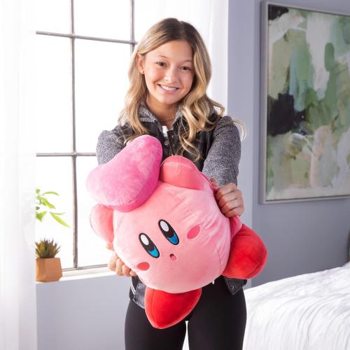 Club Mocchi Mocchi- Kirby Plush - Kirby and Friend Heart Plushie - Squishy Toys - Collectible Cute Stuffed Animals - Gaming Gifts and Game Room Decor - Video Game Collectibles - 15 Inch