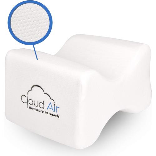 Vaunn Medical Side Sleeper Memory Foam Knee Pillow and Leg Positioner Cushion to Soothe Back, Leg and Hip Discomfort