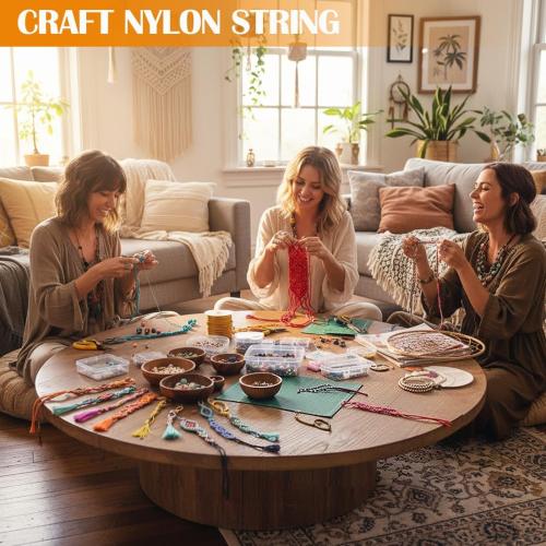 Ewparts 15 Rolls Satin Nylon String for Bracelets Making 1.5mm Satin Rattail Cord for Beading, Kumihimo,Necklace,Macrame Craft, Keychains Lanyards, Jewelry Making,Bracelet Silk String