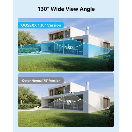 2-Way Audio & PIR Detection Dual Antennas Outdoor Wireless Security Camera System 5.5MP Wi-Fi Video Surveillance DVR Recorder System
