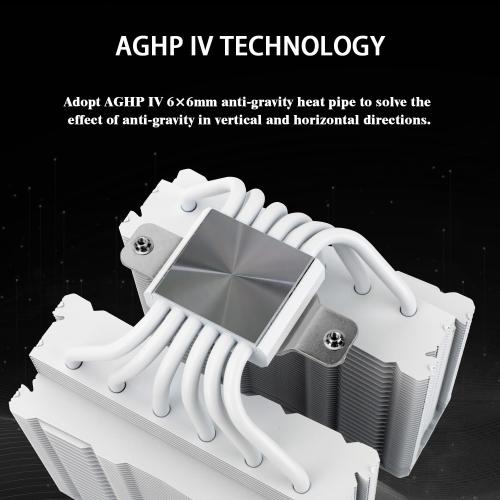 Thermalright Peerless Assassin 140 White CPU Cooler, 6 Heat Pipes AGHP Technology,Dual PWM Fans with 1500RPM Speed, Double Towers Cooler,for AM5/AM4&Intel LGA 1700/1851/1150/1151/1200,PC CPU Cooling