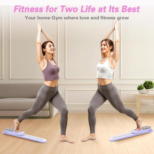 Pilates Board, Upgrad Pilates Reformer Machine, 6-in-1 Multifunction Abdominal Fitness Board for Home Workout Equipment, Portable Reformer Machine for Full Body Workout