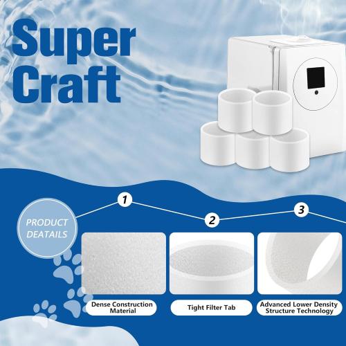Top Fill Humidifier Replacement Filters for LEVOIT Classic160, Dual150, Dual200S, Classic300(S), LV600S, OasisMist 450S, Superior6000S Series Humidifiers to Improve Humidification, 20-Pack by Funmit
