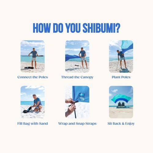 Shibumi Shade Quiet Canopy Version | Beach Tent | Sets Up in 3 Mins