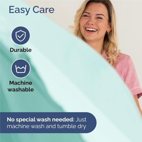 Twin XL 4 Piece Sheet Set - Comfy Breathable & Cooling - Ultra-Soft Hotel Luxury Bedding Set w/ 8-16 Inch Deep Pockets - 1 Flat & 1 Fitted Sheet & 2 Pillowcases - Wrinkle Free & Easy Care - Spa Blue