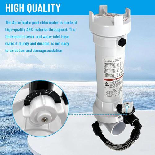 Auto/Matic Pool Chlorine/Brominer Feeder Compatible with Rainbow 320 Inline Chlorinator for In-Ground & Above Ground Pools and Spas, Replacement R171096 R17-1096