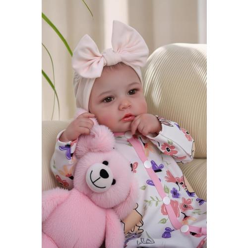 BABESIDE Reborn Baby Dolls - 20-inch Cute Soft Vinyl Realistic Baby Doll Real Life Baby Dolls with Complete Accessories Perfect for Cuddling, Playtime, and Gift Giving