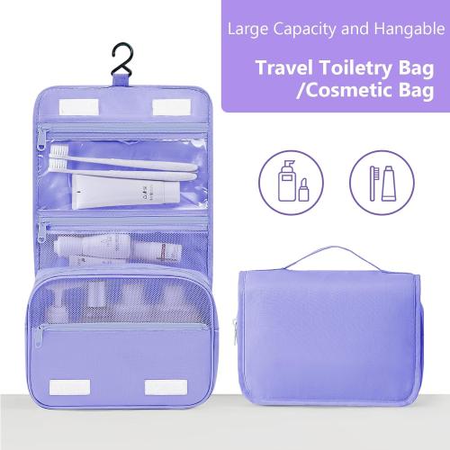 Packing Cubes for Travel - 9 Set Large Travel Cubes Luggage Organizer Bags Set With Laundry Bags/Shoe Bag/Toiletry Bag (Purple)