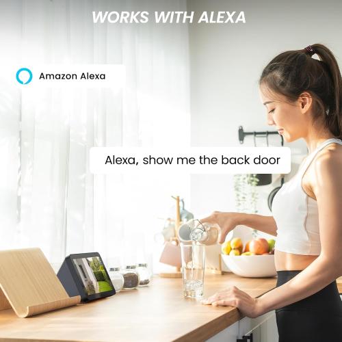 Cinnado Outdoor Camera Wireless-2.4G 2K Solar Wall Light Cameras for Home Security with AI Motion Detection, Waterproof,Motion Activated Light, Siren Cloud/SD Storage, Compatible with Alexa,S2