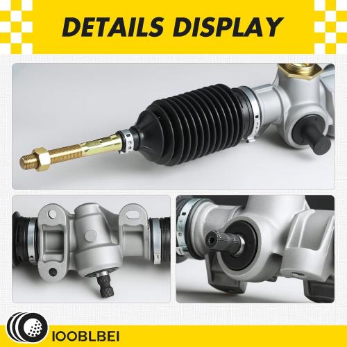 Club Car Precedent Steering Gear Box Assembly Rack fits Club Car Precedent/Onward/Tempo 2004-up Steering Rack Gas & Electric Golf Carts Parts, Replace OEM 102288601, 103679701