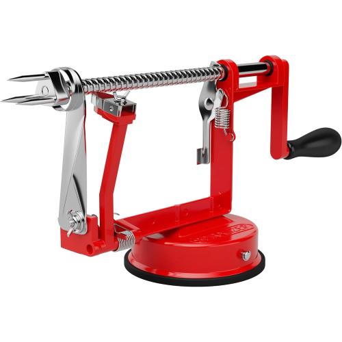 Cast Magnesium Apple/Potato Peeler Corer by Spiralizer, Durable Heavy Duty Die Cast Magnesium Alloy Peelers