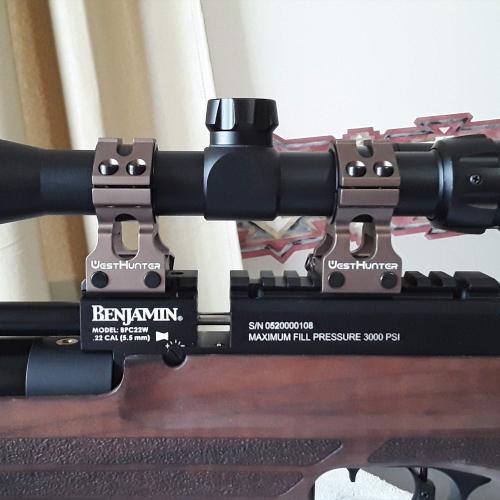 WestHunter Industrial Grade Precision Rifle Scope Rings, 1 Inch 30 mm Tactical 6061 T6 Picatinny Scope Mount | 36 mm / 29 mm Center Height