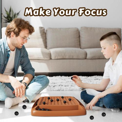 Magnet Game, Magnetic Game Board Games for Kids 8-12 and Adults, Magnet Chess Set Family Games Ideal for Family and Friend Games Night, 2-4 Players