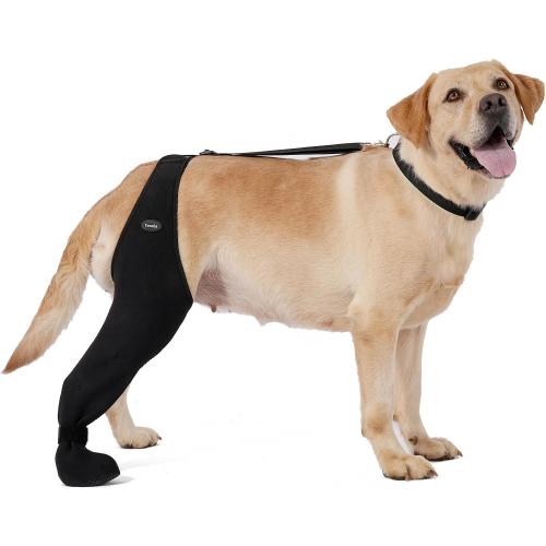 Dog Socks to Prevent Licking Paws ，Breathable Leg Sleeve to Stop Licking and Biting， Firm and Secure Adjustable Size Dog Recovery Sleeve Socks (3XL-Left)