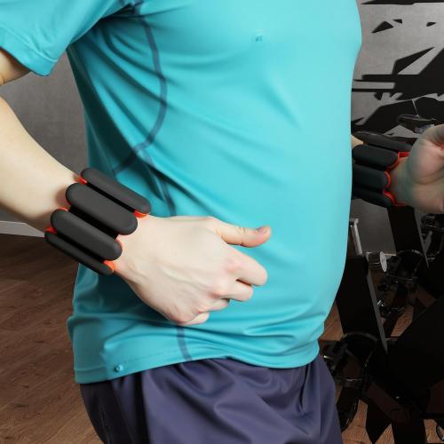 Ankle weights for women wrist weight: Adjustable ankle & wrist weights 2lbs(1lb each) for Pilates & Yoga exercise - Hand & Leg weights for women at home