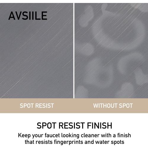 LED Bathroom Sink Faucet, Brushed Gold Waterfall Single Hole Handle Vanity Faucets for Sinks 1 Hole with Metal Pop Up Drain and 2 Water Supply Lines, Open Glass Spout