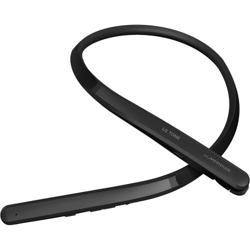 LG TONE Flex Wireless Bluetooth Stereo Neckband Earbuds HBS-XL7 - 32-Bit Hi-Fi DAC, Meridian Audio, Black