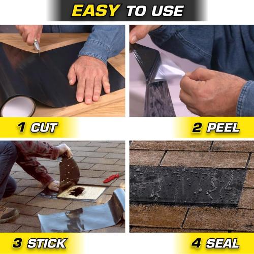 Flex Tape, Original Thick Flexible Rubberized Waterproof Tape - Seal and Patch Leaks, Works Underwater, Indoor Outdoor - Home RV Roof Plumbing and Pool Repairs, White, 4 in x 5 ft, Pack of 1
