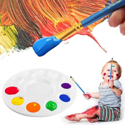 Paint Tray Palettes, 6 Pack, Painting Supplies, Painting Palette for Kids, Plastic Palette