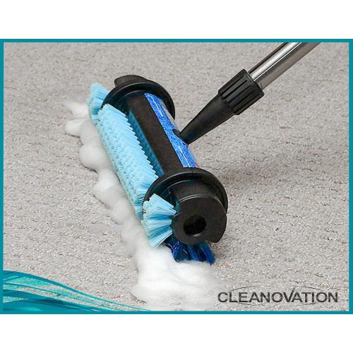 Rug Renovator Floor Scrub Brush with Long Handle, Scrape Brush Stiff Bristle Scrubber, Cleaning for carpet pet stains and odors, 32 Fl oz Carpet Shampoo