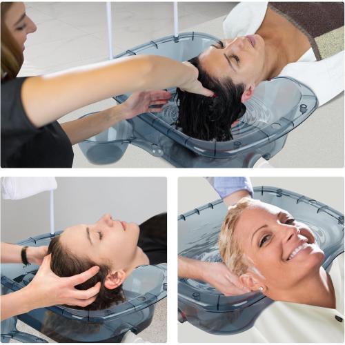 Hair Washing Basin for Bedridden - Portable Shampoo Bowl and Basin at Home for the Elderly - Hair Washing Tray for Seniors and Disabled Patients in Bed