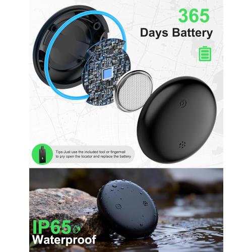 2-in-1 Air Tracker Tag for iOS & Android - Mini GPS Tracker Item Finders