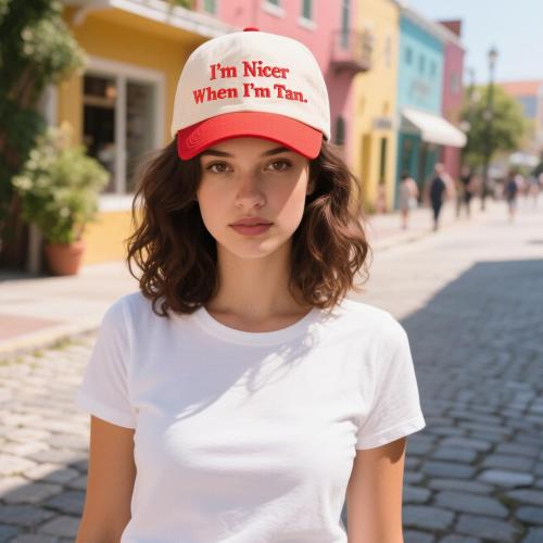 Classic Novelty Baseball Cap, Funny Design, Adjustable Fit, Casual Style