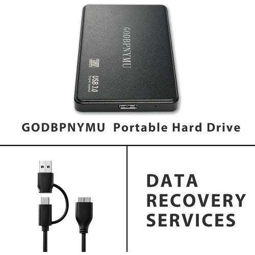 External Hard Drive 1 TB, Portable Hard Drive,USB 3.0/USB C