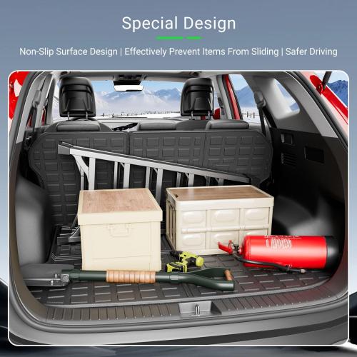 xipoqix Cargo Mat Backrest Mat Compatible with 2023-2026 Kia Sportage (Not PHEV) Cargo Liner Back Seat Protector TPE Replacement for 2023-2026 Kia Sportage Accessories (Trunk Mat Backrest Mats)